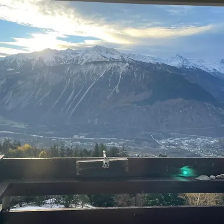 Bel De 2 Avec Magnifique Vue A Διαμέρισμα Κρανς Μοντάνα